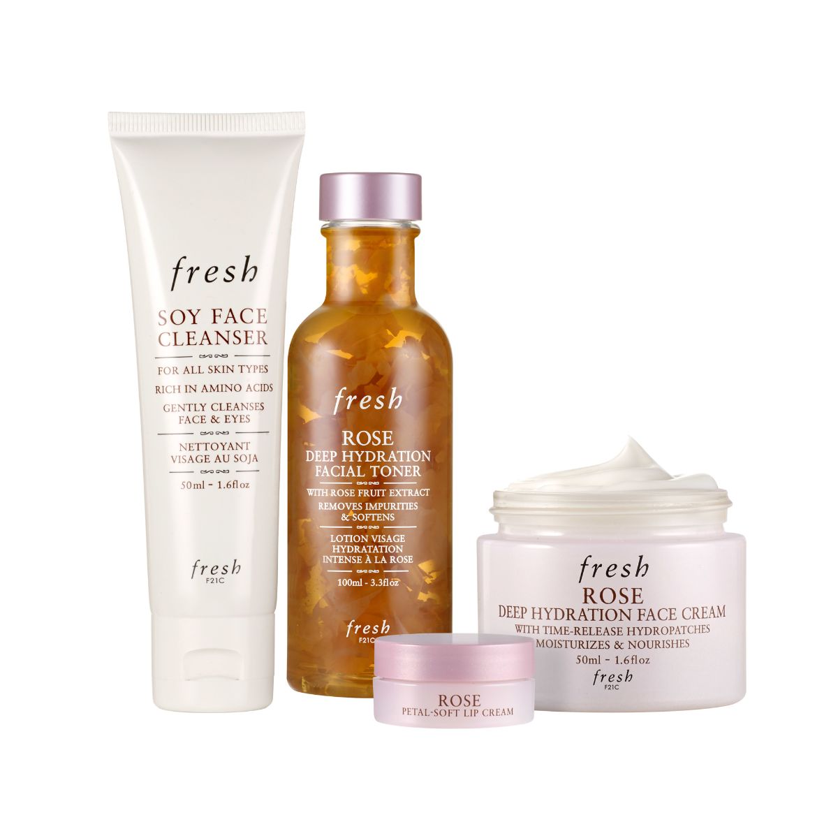 ROSE DEEP HYDRATION SKINCARE GIFT SET (SET DE CUIDADO Y LIMPIEZA)
